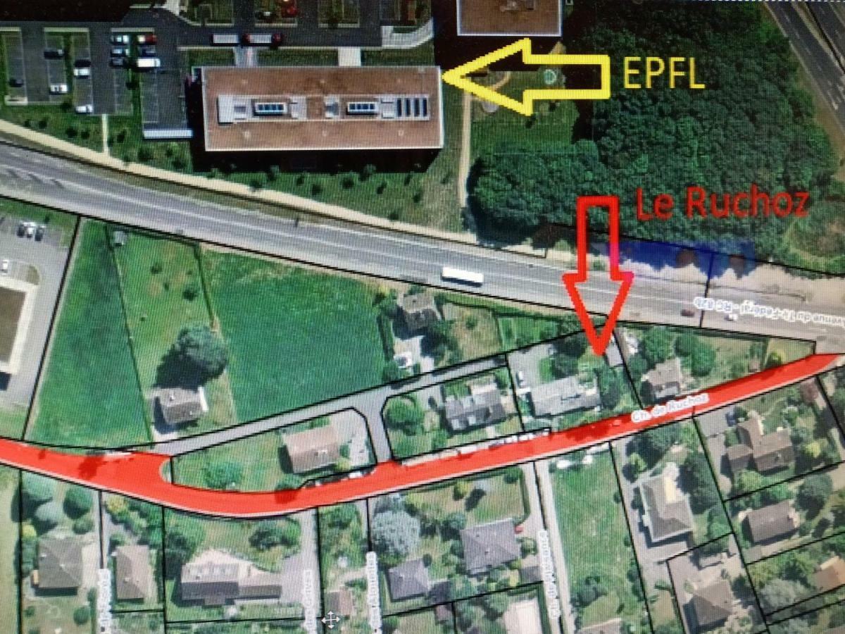 Apartmán Le Ruchoz Лозана Exteriér fotografie